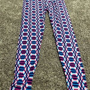 Lularoe Colorful Geometric Leggings